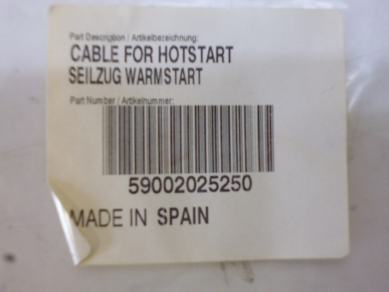 Kupplungszug Seilzug Warmstart cable for hotstart passt an Ktm 590.02.025.250