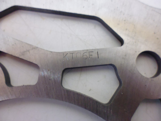 Bremsscheibe Bremse disc brake plate passt an Ktm Sx 65 98-08 Mx 80 00-02 Xc sil