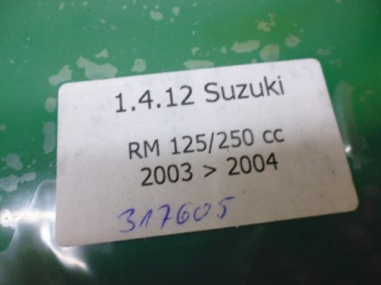 Dekorsatz Startnummernuntergrund Aufkleber passt an Suzuki Rm 125 250 03-05 grn