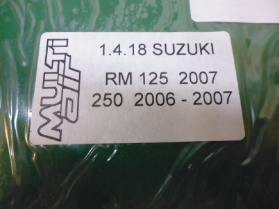 Dekorsatz Startnummernuntergrund Aufkleber passt an Suzuki Rm 125 250 1996 grn