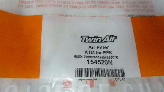 Luftfilter Twin Air airfilter passt an Ktm Sx 65 09-21 passt an Husqvarna Tc 65