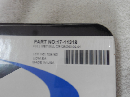 Dekorsatz Metal Mulisha Aufkleber Sticker passt an Honda Cr 125 250 00-01 sw-rot
