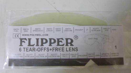 Abreivisiere Smith Speed 1 Visier 6 Tear-Offs-Ersatzscheiben Brillenglas transp