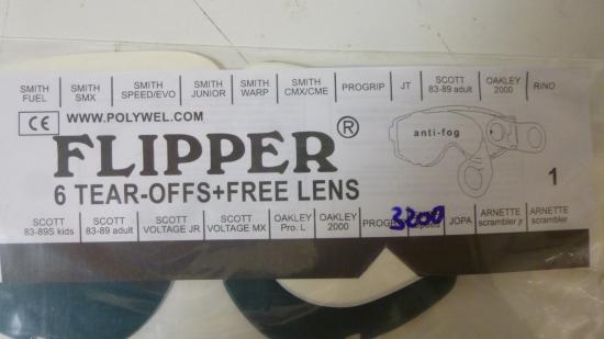 Abreivisiere Progrip 3200 1 Visier 6 Tear-Offs-Ersatzscheiben Brillenglas lens