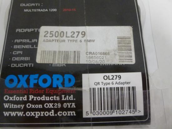 Oxford X15 Quick Release Tankrucksack fr Bmw S1000 XT ab 2009 + Tankring