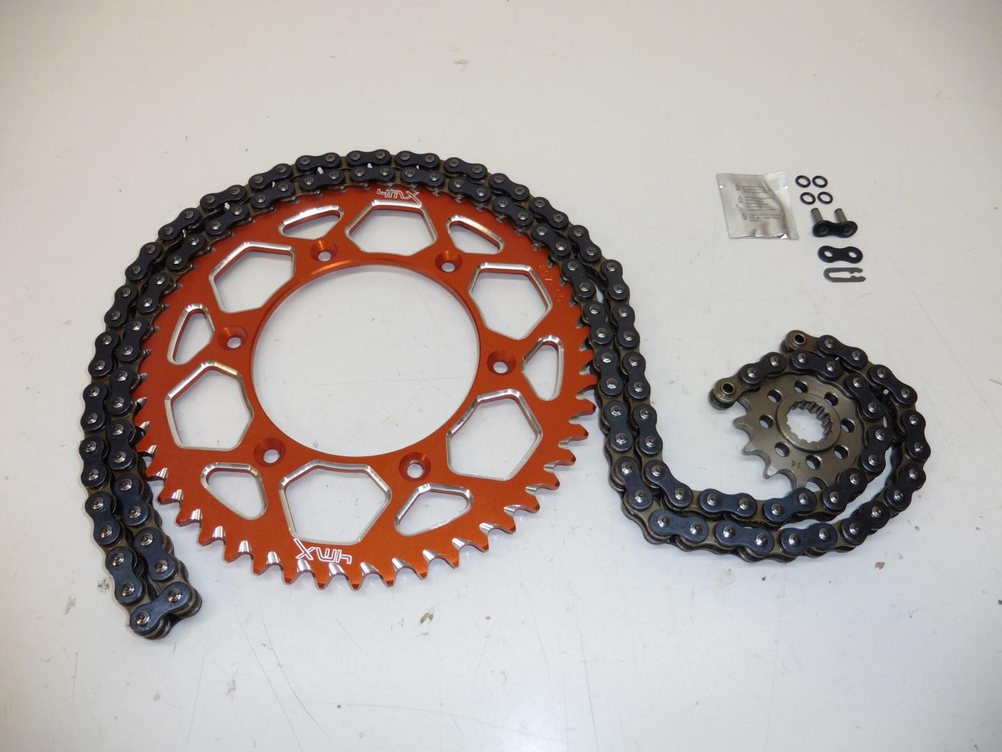 Kettensatz Für Yamaha XT 600 E - O-Ring Kette 14/45 Zähne Verstärkt