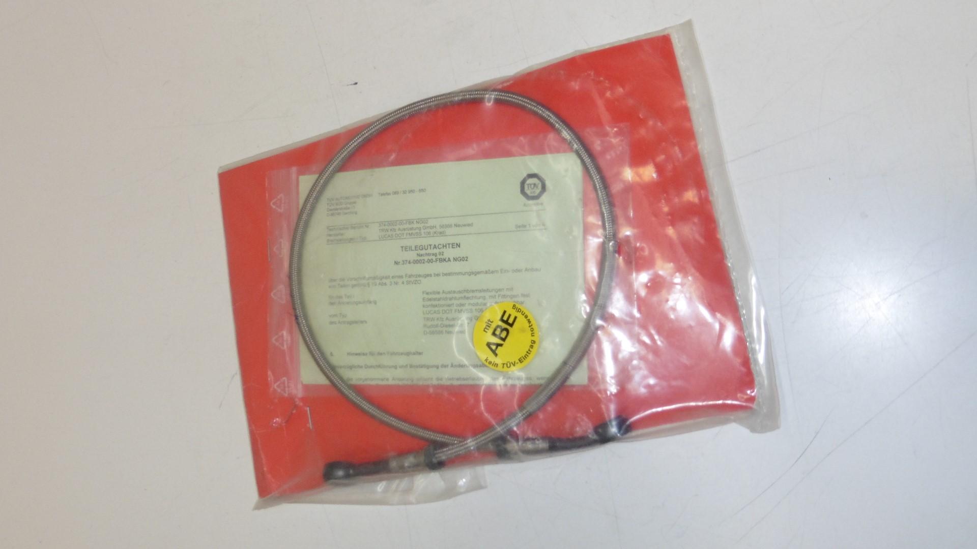 Bremsleitung Schlauch hose caliper brake Lucas Dot Fmvss 106 Krad mit Abe