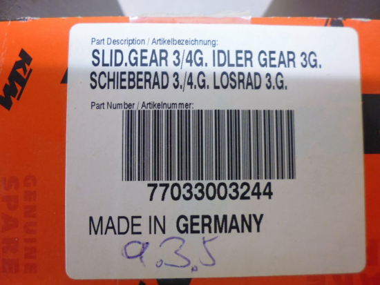 Losrad Schieberad Zahnrad 3-/4-Gang gear passt an Ktm Sxf Xcf 250 770.33.003.244