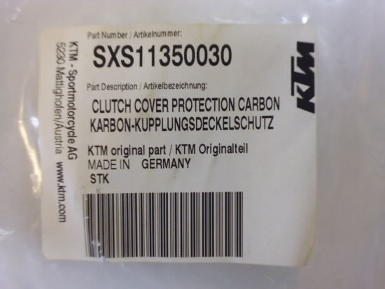 Kupplungsdeckelschutz clutch cover passt an Ktm Sxf Exc-f 250 350 SXS11350030 sw