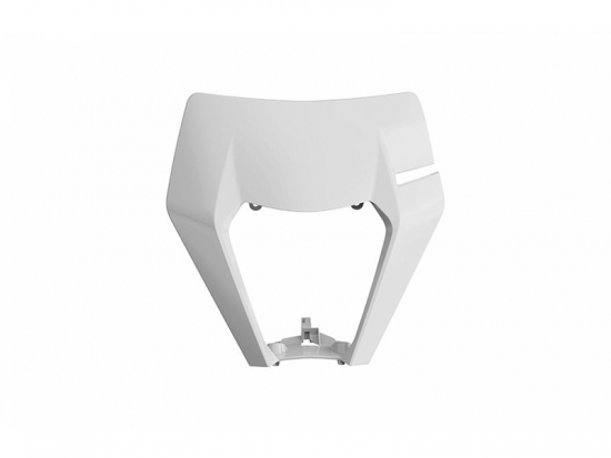 Lichtmaske Lampenmaske headlight passt an Ktm Exc 200 250 300 450 17-19 wei