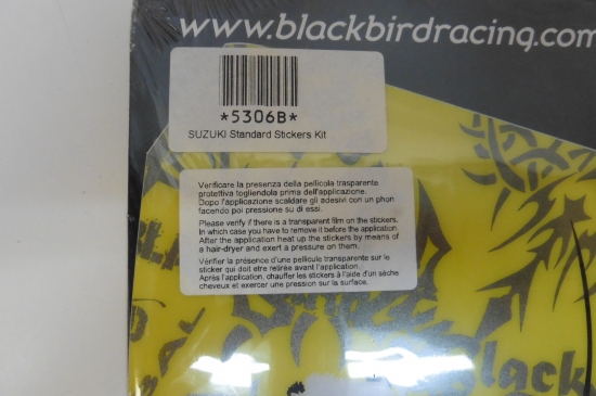 Dekorsatz standard Aufkleber Sticker Verkleidung passt an Suzuki Kit gelb-sw
