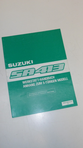 Werkstatthandbuch Anhang Handbuch Reparatur passt an Suzuki 5-trig SA413