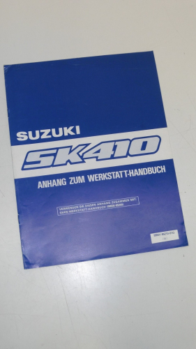Werkstatthandbuch Anhang Werkstatt-Handbuch Reparatur passt an Suzuki SK410