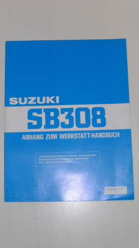 Werkstatthandbuch Anhang Werkstatt-Handbuch Reparatur passt an Suzuki SB308