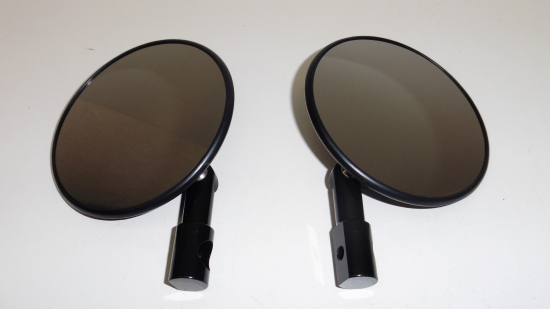 Spiegel Spiegelpaar Lenkerendenspiegel rund mirror Ktm Supermoto Sumo Superbike