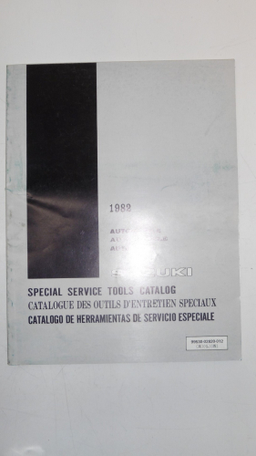 Werkzeugkatalog Buch special service tools catalog automobile passt an Suzuki
