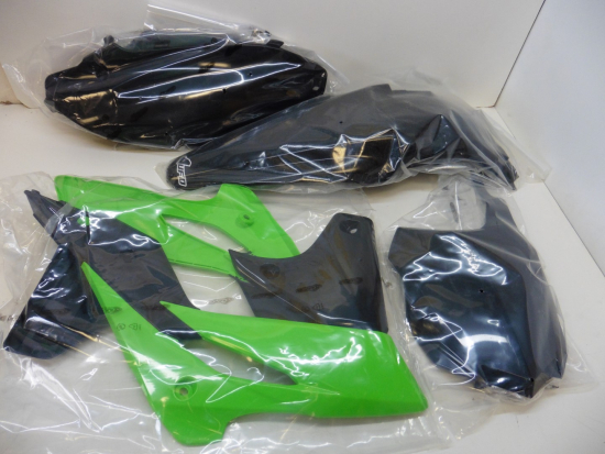 Verkleidungssatz Plastiksatz plastic kit passt an Kawasaki Kxf 250 2013 grn-sw