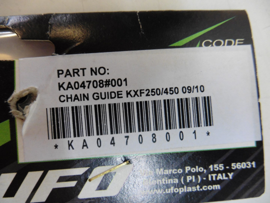 Kettenführung Kettenschleifer chain guard für Kawasaki Kxf 250 450 09-23 sw