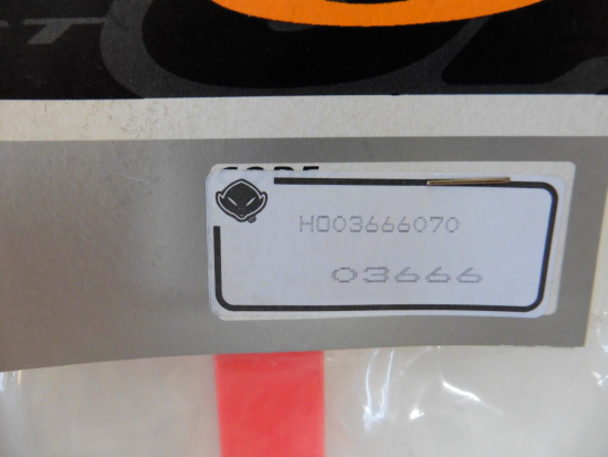 Startnummerntafel Verkleidung number plate für Honda Cr 250 R 00-03 Crf 450 rot
