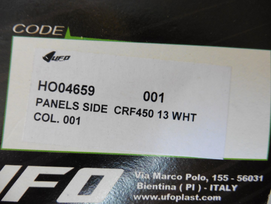 Seitenverkleidung Heckverkleidung side panels passt an Honda Crf 250 R 14-17 sw