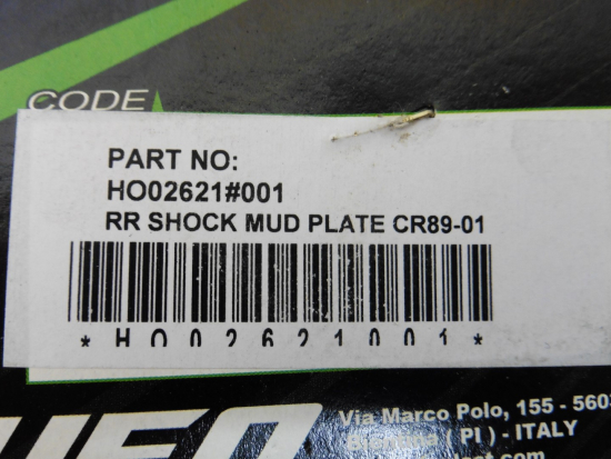 Stoßdämpferabdeckung Spritzschutz shock absorber Honda Cr 125 250 500 sw