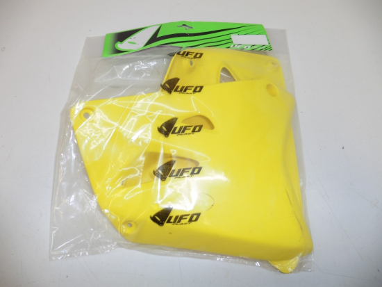 Tankverkleidung Kühlerabdeckung radiator scoops für Suzuki Rm 125 250 01-10 gelb