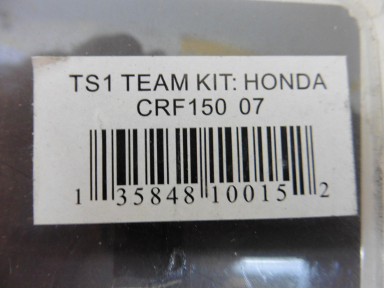 Dekorsatz Aufkleber Sitzbezug passt an Honda Crf Cr-f Cr150f 2007 sw-rot