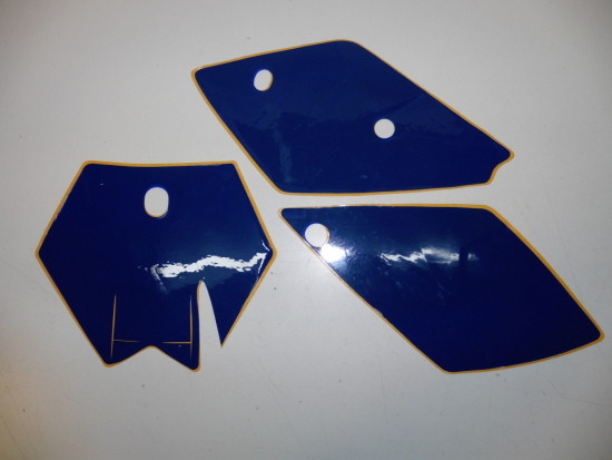 Dekorsatz Startnummernuntergrund Aufkleber Sticker passt an Ktm Sx 250 2003 blau