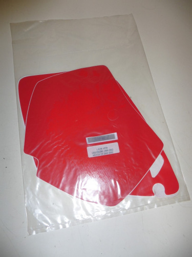 Dekorsatz Startnummernuntergrund Aufkleber Sticker passt an Ktm Sx 250 99-02 rot