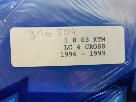 Dekorsatz Startnummernuntergrund Aufkleber passt an Ktm Lc4 Cross 96-99 blau