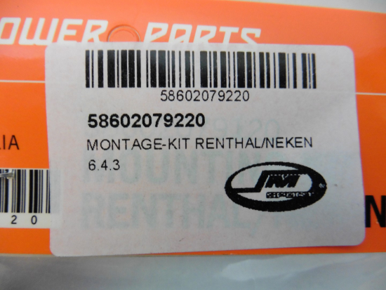 Montagekit Handprotektor Renthal/Neken handguards passt an Ktm 586.02.079.120