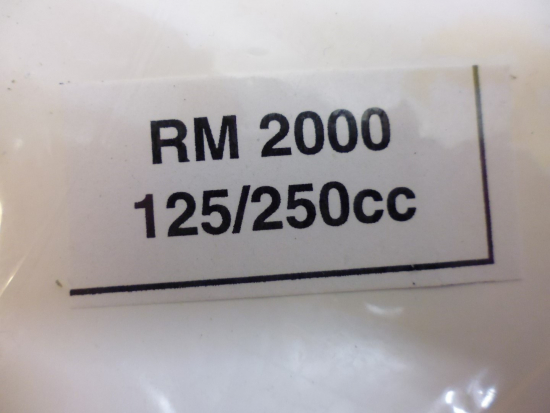 Dekorsatz Startnummernuntergrund Aufkleber Sticker Dirt dog für Suzuki Rm 125 w