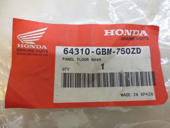 Trittflche panel floor passt an Honda Sxf 50 1997 64310-GBM-750ZD