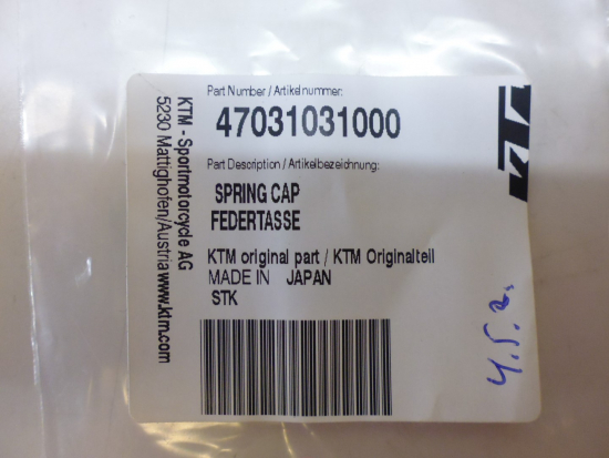Federtasse Vergaser spring cap passt an Ktm Sx 85 105 Freeride 470.31.031.000