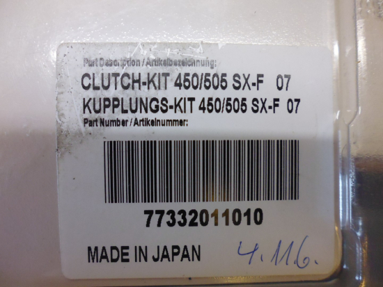 Kupplungsscheibensatz Kupplungs-Kit Kupplungslamellen Ktm Sxf 450 773.32.011.010