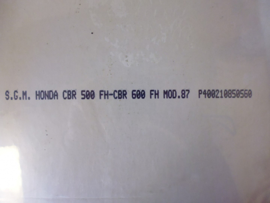 Motordichtungssatz Motordichtsatz gasket passt an Honda Cbr 550 600 Fh 1987