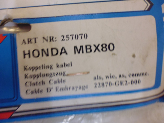 Kupplungszug Kupplungsseilzug clutch passt an Honda Mbx 80 22870-GE2-000 82-87