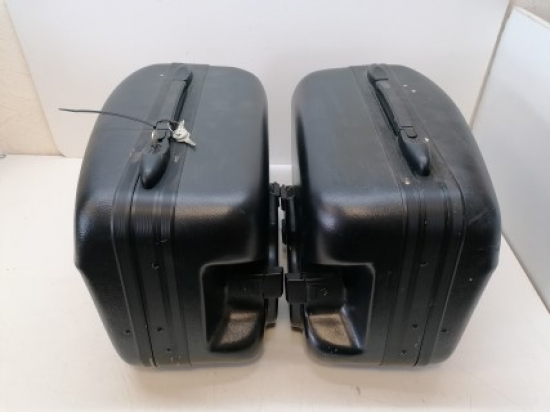 Seitenkofferpaar Set Gepcktrger Heckkoffer topcase bag passt an Yamaha sw