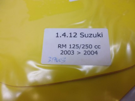 Dekorsatz Startnummernuntergrund Aufkleber Sticker cover für Suzuki Rm 125 250ge