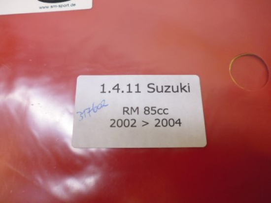 Dekorsatz Startnummernuntergrund Aufkleber passt an Suzuki Rm 85 02-04 rot