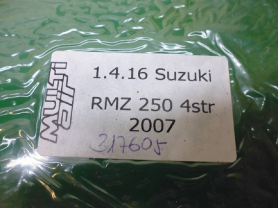 Dekorsatz Startnummernuntergrund Aufkleber passt an Suzuki Rmz 250 2007 grn
