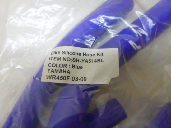 Kühlerschläuche Kühlerschlauch Radiator hose für Yamaha Wrf Wr450f 03-09 blau