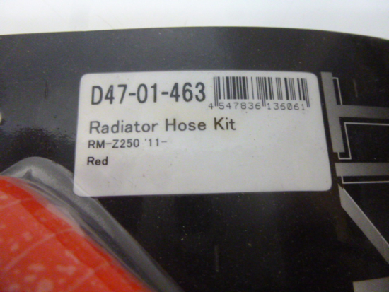 Khlerschluche Khlerschlauch radiator hose passt an Suzuki Rmz 250 11-12 rot