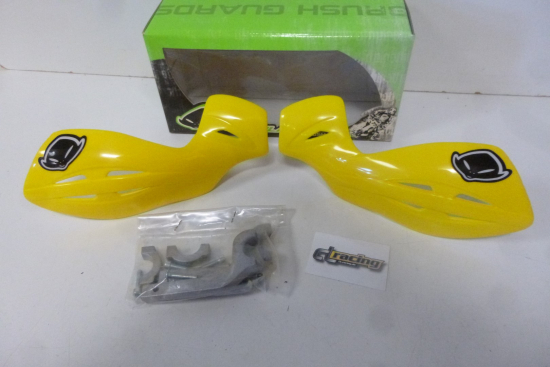 Gravity Handprotektoren Handschützer handguards für Motorrad Enduro Cross gelb