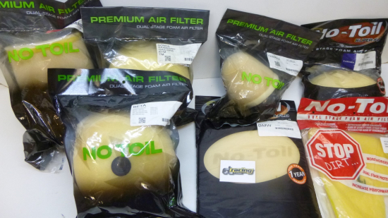 No-Toil Luftfilter geölt airfilter für Honda Crf 450 Cr450f Cr250f Crf 250