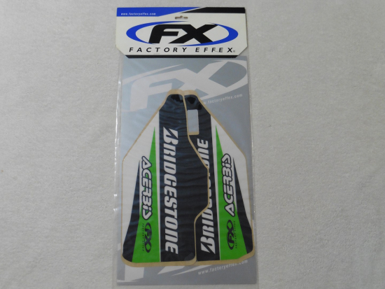 Gabelprotektor Aufkleber Dekor Sticker für Kawasaki Kxf 250 450 09-14 grün