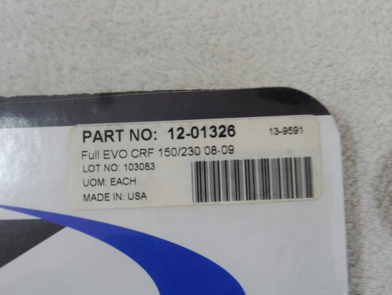 Dekorsatz Aufkleber Sticker passt an Honda Crf Cr-f 150 230 08 - 09 sw-rot