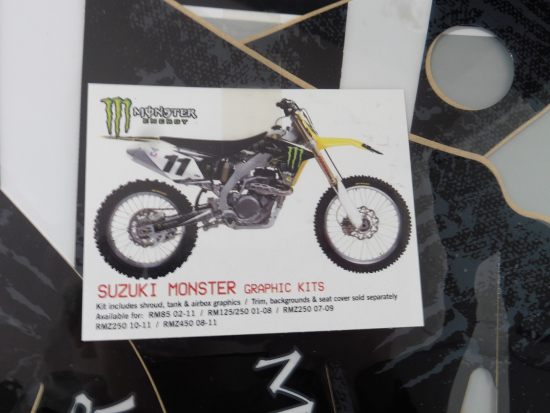 Dekorkit Dekor Aufkleber Sticker für Suzuki Rmz Rm-z 250 10-11 Monster