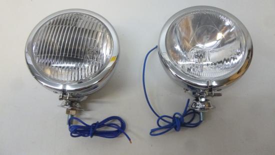 Fernlichtscheinwerfer Twin Headlight Set H.a.c. passt an Kawasaki Vn 800 1500