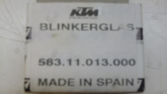 Blinkerglas lens flasher passt an Ktm Sx 125 250 Exc 250 300 380 583.11.013.000